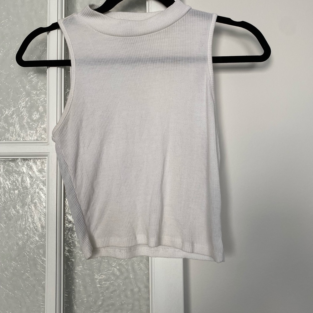 Forever 21 cropped high neck tank